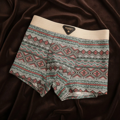 Thomas Form-Fitting Boxer Briefs | Geometric Mid-Thigh Boxer Briefs
