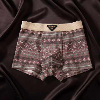 Thomas Form-Fitting Boxer Briefs | Geometric Mid-Thigh Boxer Briefs