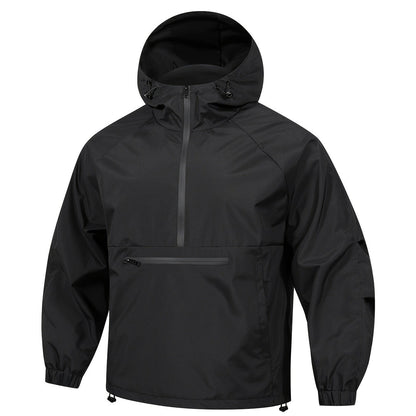 Men’s Jacket – Relaxed Fit – Half-Zip – Breathable - Water-Resistant Outerwear