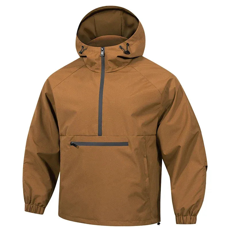 Men’s Jacket – Relaxed Fit – Half-Zip – Breathable - Water-Resistant Outerwear