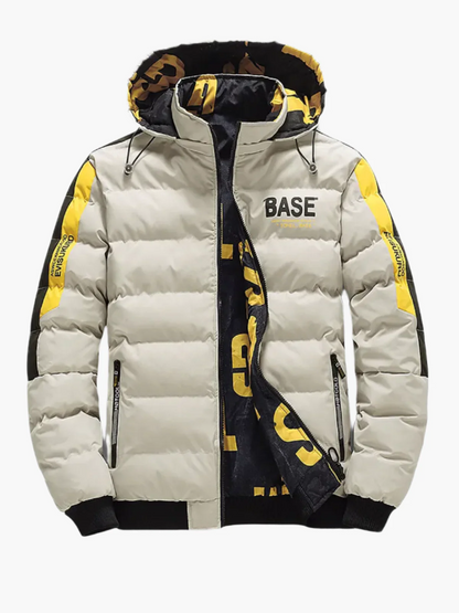 Men’s Puffer Jacket – Regular Fit – Water-Repellent – Hooded – Quilted Urban Style