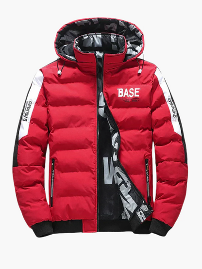 Men’s Puffer Jacket – Regular Fit – Water-Repellent – Hooded – Quilted Urban Style