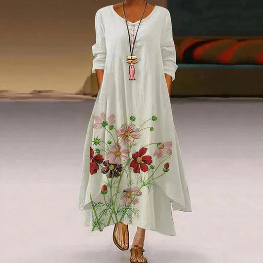 Milliana Dress | Women's Breathable Long Sleeve Maxi Dress