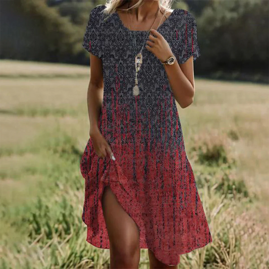 Mirabelle Dress | Women's Mystical Pattern Midi Dress