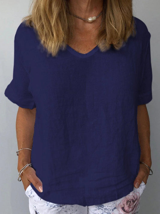 Naviya Top | Casual Cotton Linen Top