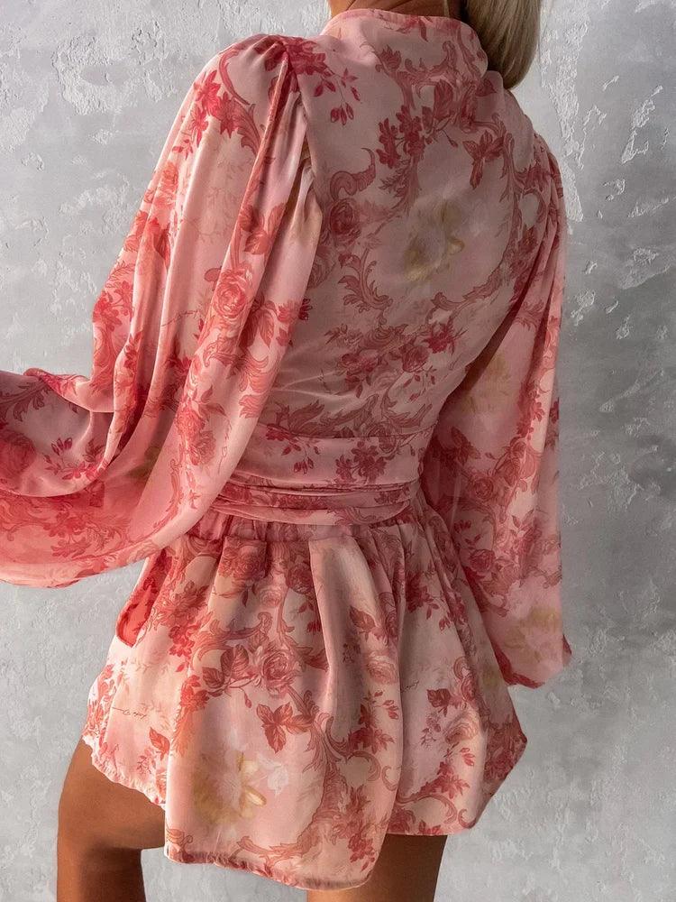 Nayra Romper | Boho Lace Playsuit - Summer Beach Romper