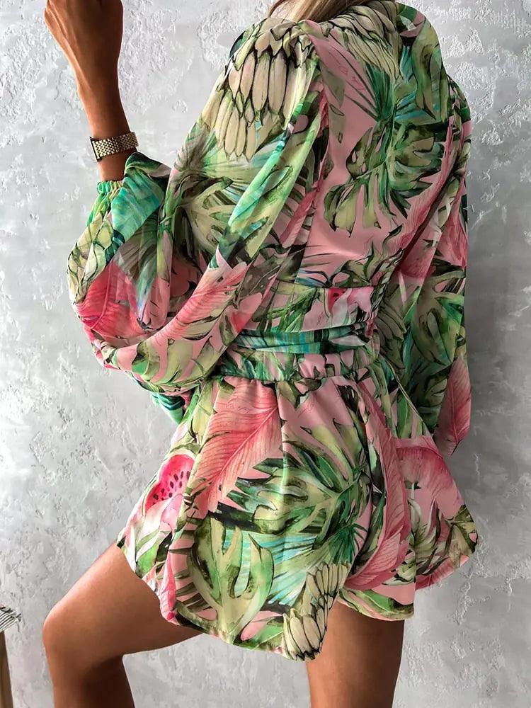 Nayra Romper | Boho Lace Playsuit - Summer Beach Romper