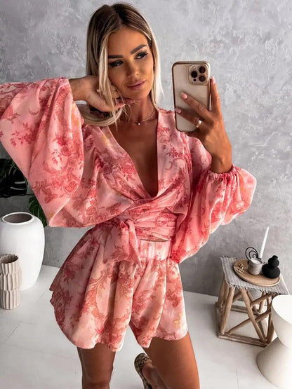 Nayra Romper | Boho Lace Playsuit - Summer Beach Romper