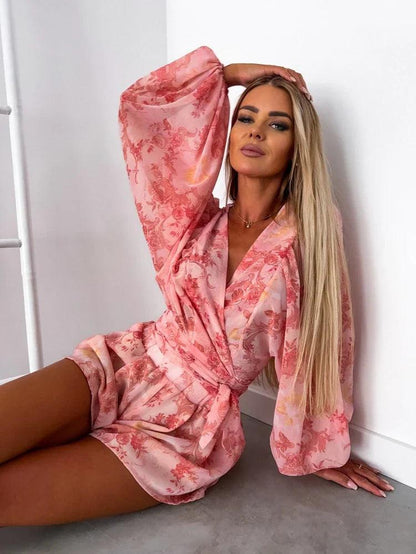 Nayra Romper | Boho Lace Playsuit - Summer Beach Romper