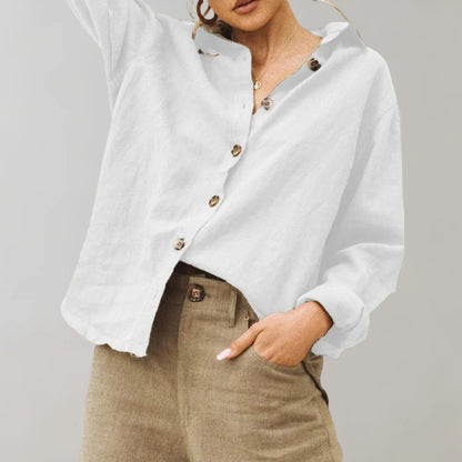 Nelle Blouse | Casual Long Sleeve Blouse with Lightweight Breathable Fabric