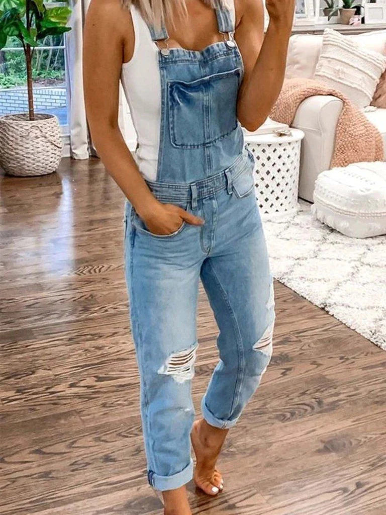 Nori Jumpsuit | Women's Casual Denim Jumpsuit