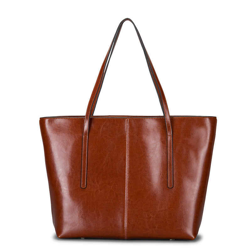 Ivy Structured Tote Bag | Solid Dual Top Handles Tote Bag