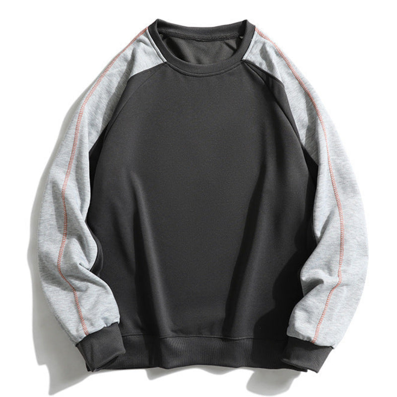 Harry Relaxed Fit Sweatshirt | Colorblock Crewneck Sweatshirt