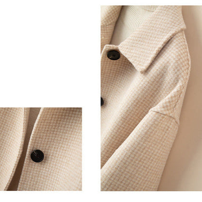 Isla Relaxed Fit Jacket | Check Pattern Button Front Jacket