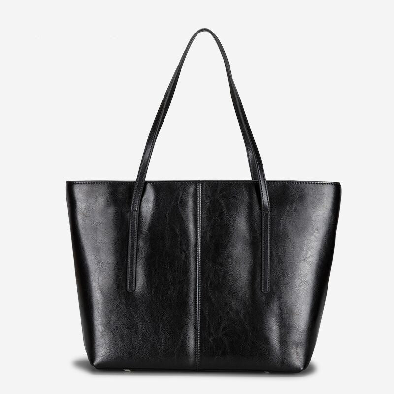 Ivy Structured Tote Bag | Solid Dual Top Handles Tote Bag