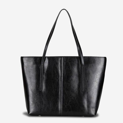 Ivy Structured Tote Bag | Solid Dual Top Handles Tote Bag