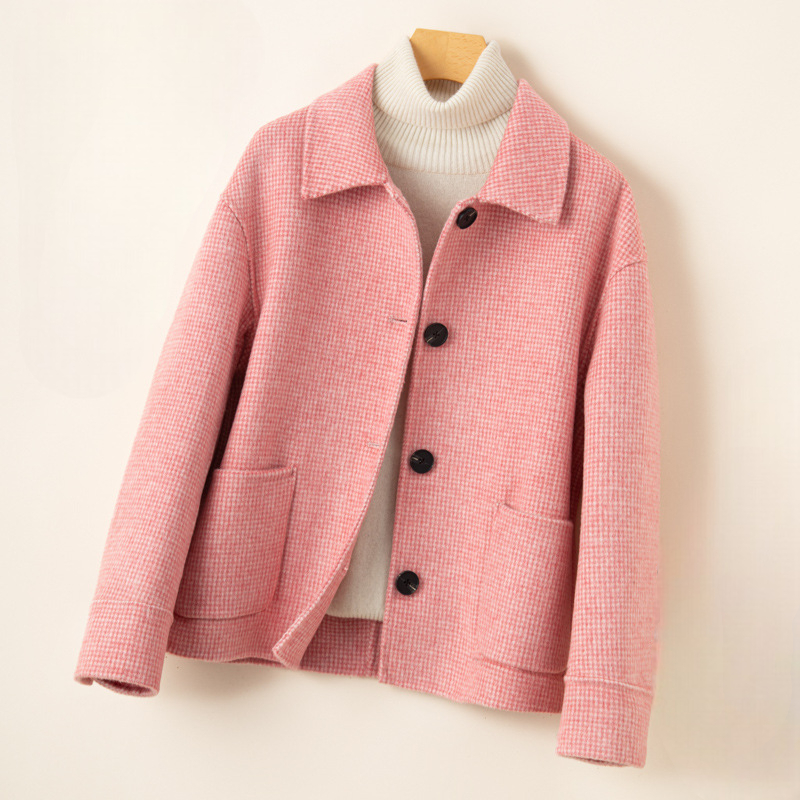 Isla Relaxed Fit Jacket | Check Pattern Button Front Jacket