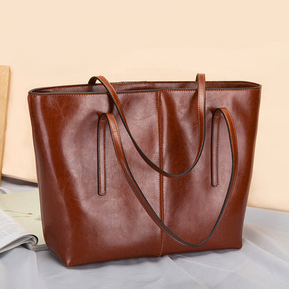 Ivy Structured Tote Bag | Solid Dual Top Handles Tote Bag