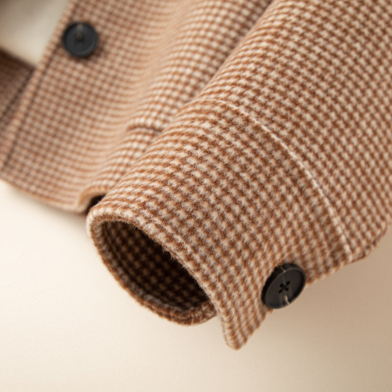 Isla Relaxed Fit Jacket | Check Pattern Button Front Jacket