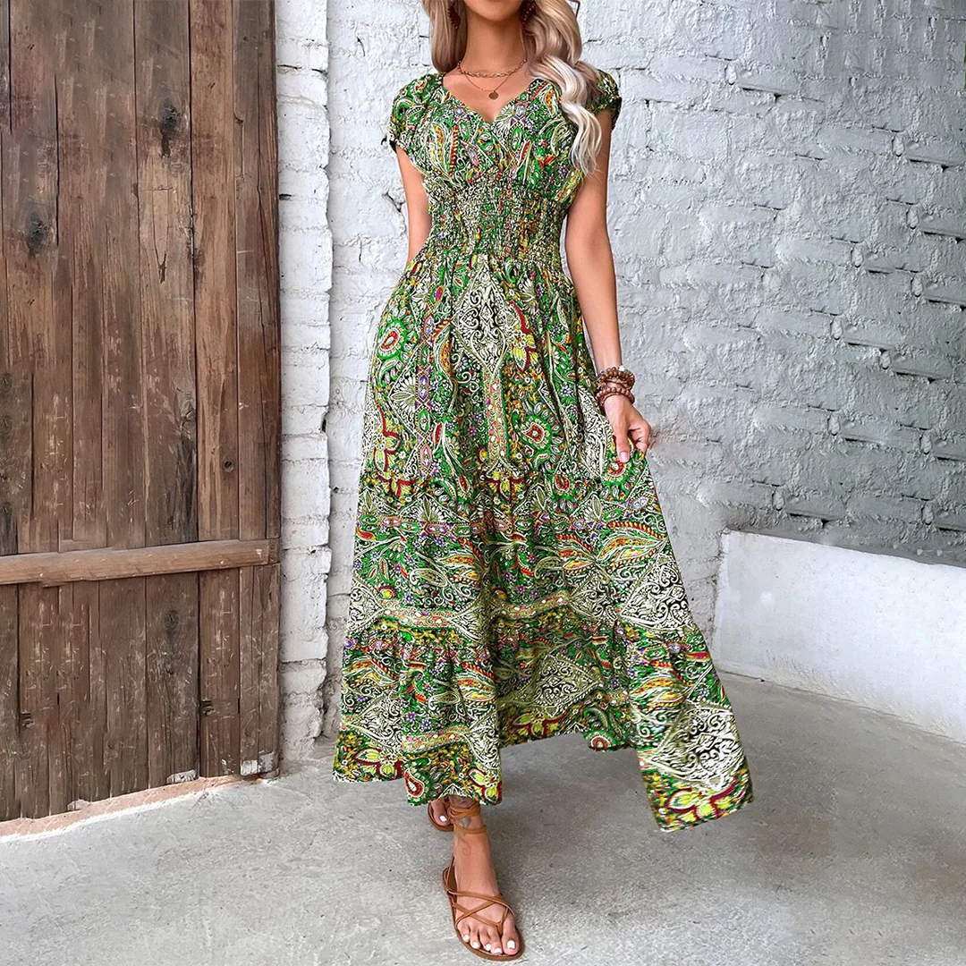 Olivetta Dress | Boho Summer Maxi Dress