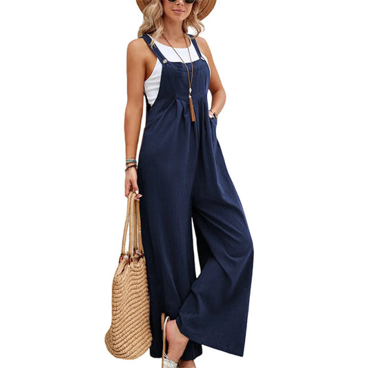 Olivia Jumpsuit | Sleeveless Wide-Leg Jumpsuit