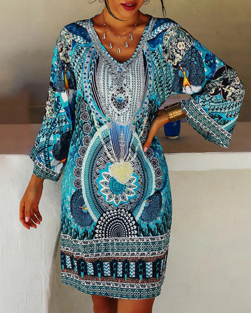 Orlitha Dress | Bohemian Summer Mini Dress