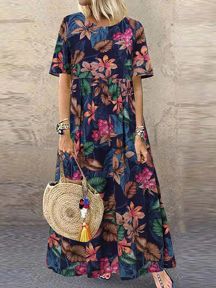 Osanna Dress | Floral Boho Summer Maxi Dress