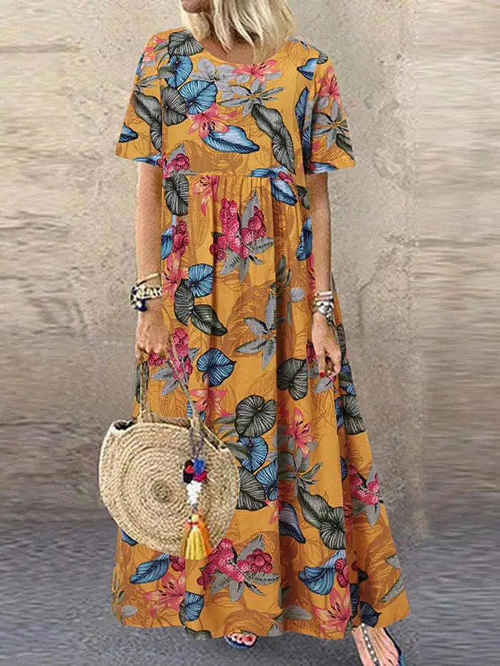 Osanna Dress | Floral Boho Summer Maxi Dress