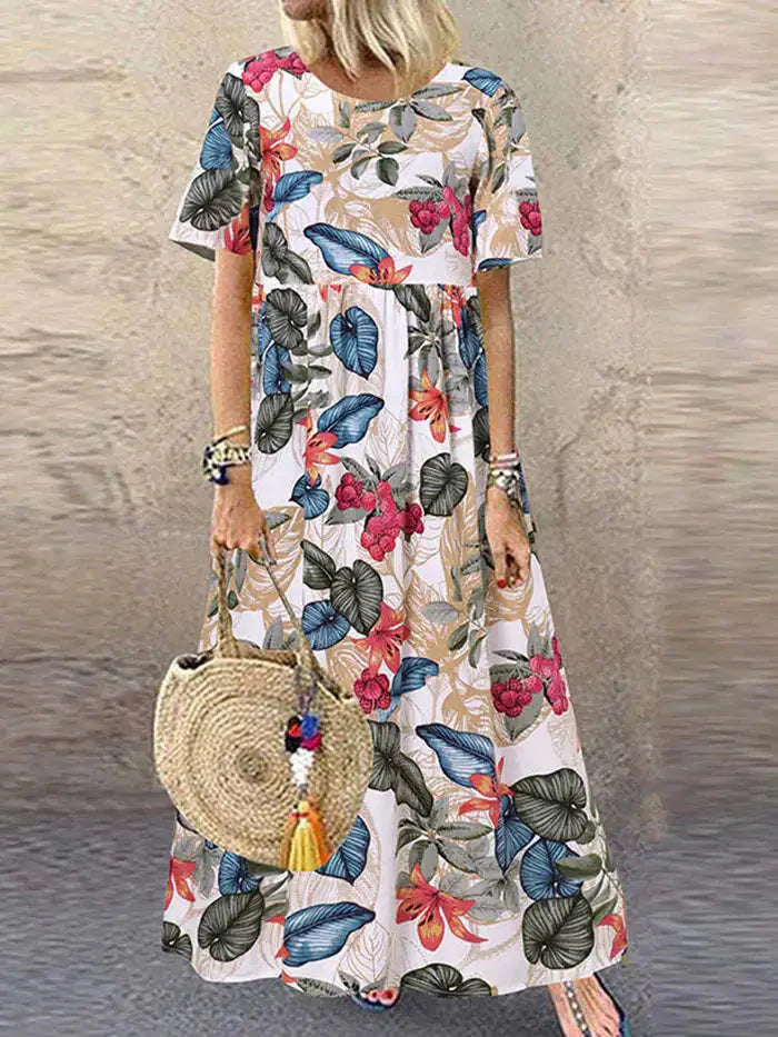 Osanna Dress | Floral Boho Summer Maxi Dress