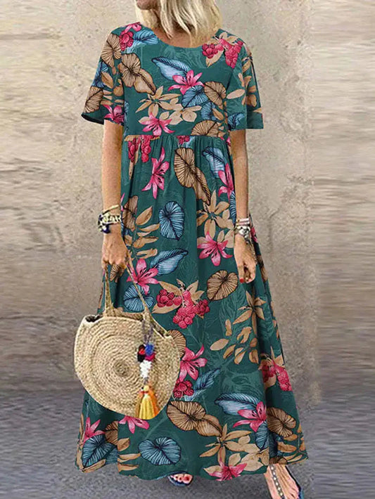 Osanna Dress | Floral Boho Summer Maxi Dress