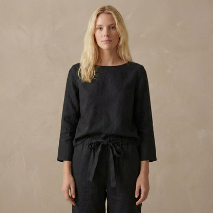 Women's Loungewear Set - Relaxed Fit - Blouse & Pants