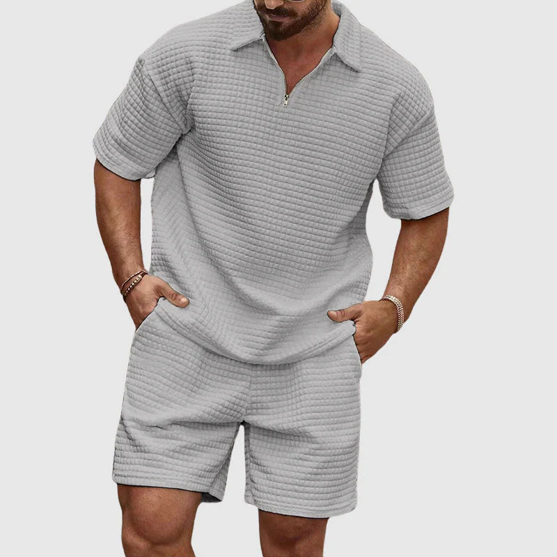 Pascal Men's Active Set | Moisture-Wicking Polo & Shorts
