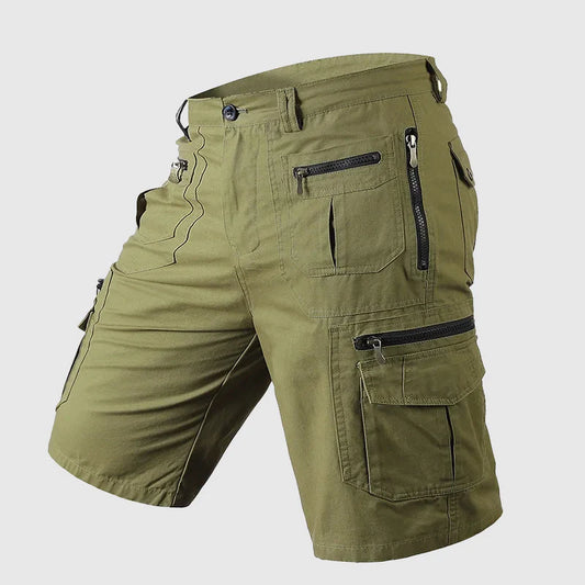 Pascalle Cargo Shorts | Men's Knee-Length Multi-Pocket Utility Shorts