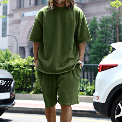 Patrick Men's Loungewear Set | Oversized Tee & Shorts