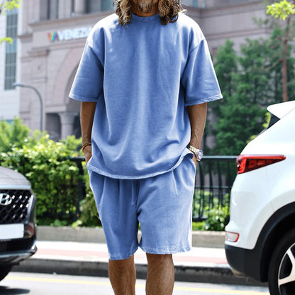 Patrick Men's Loungewear Set | Oversized Tee & Shorts