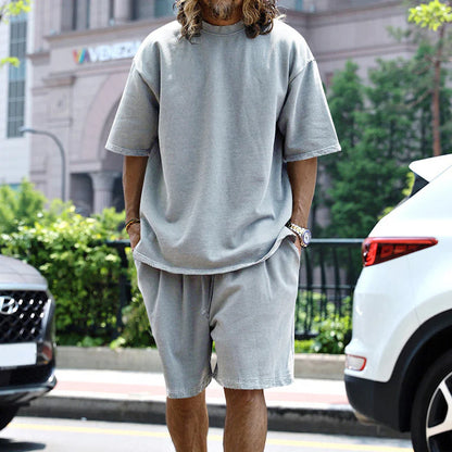 Patrick Men's Loungewear Set | Oversized Tee & Shorts