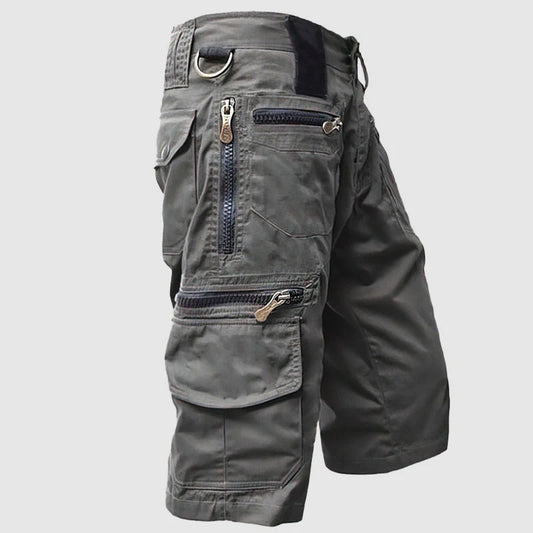 Pelle Cargo Shorts | Men's Knee-Length Multi-Pocket Utility Shorts