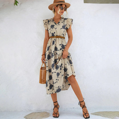 Poppy Dress | Floral Summer Midi Dress