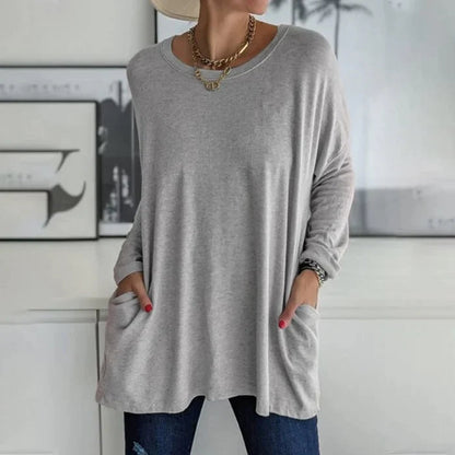 Qasmina Tunic | Women's Autumn Oversized Long Sleeve Tunic
