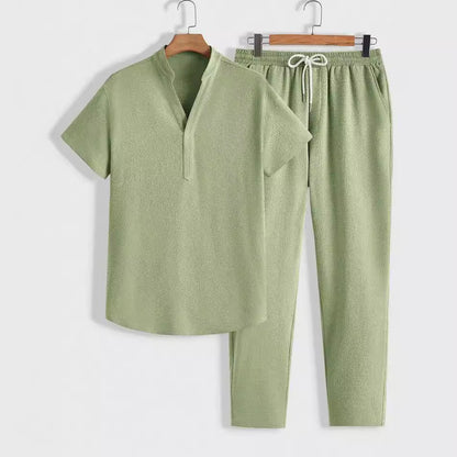 Qenrick Set | Men's Relaxed Fit Shirt and Pants