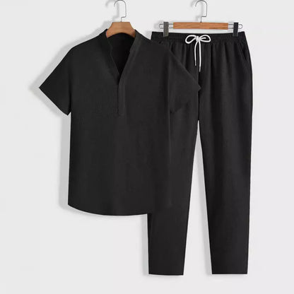 Qenrick Set | Men's Relaxed Fit Shirt and Pants