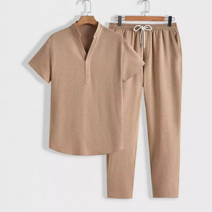 Qenrick Set | Men's Relaxed Fit Shirt and Pants
