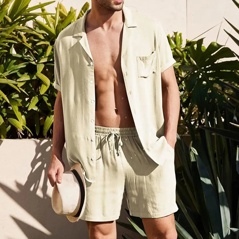 Qerwin Set | Men's Short-Sleeve Lounge Outfit