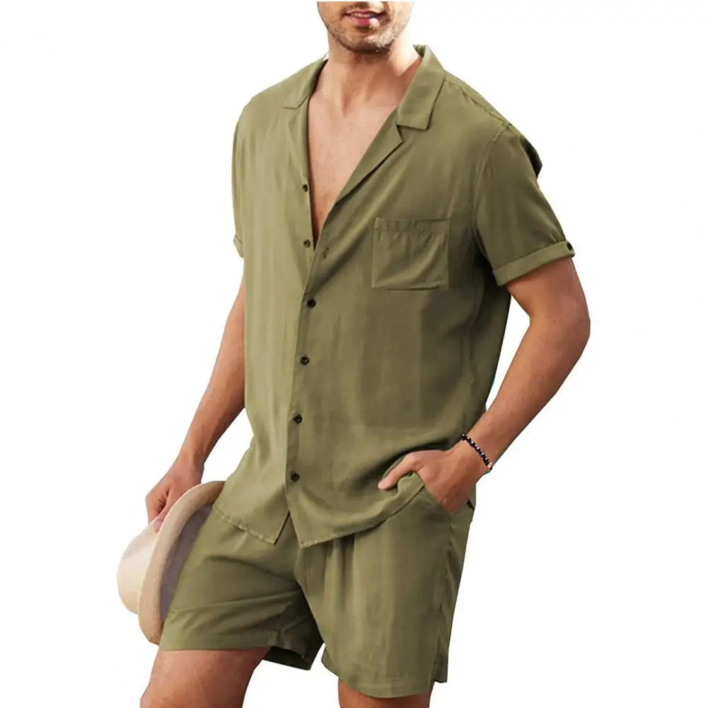 Qerwin Set | Men's Short-Sleeve Lounge Outfit