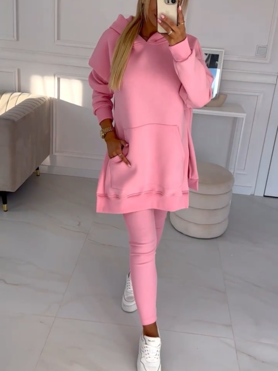 Qessiah Set | Women's Winter Hoodie & Leggings Loungewear