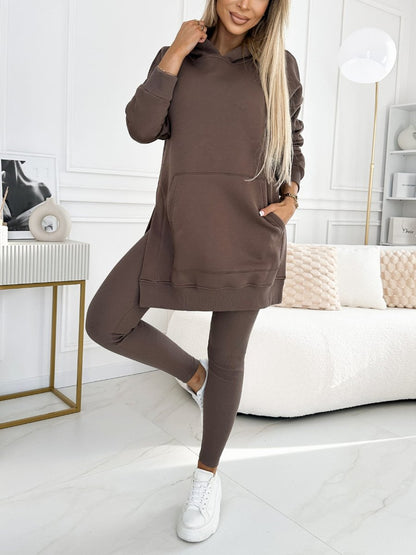 Qessiah Set | Women's Winter Hoodie & Leggings Loungewear
