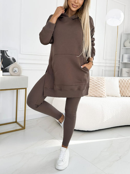 Qessiah Set | Women's Winter Hoodie & Leggings Loungewear