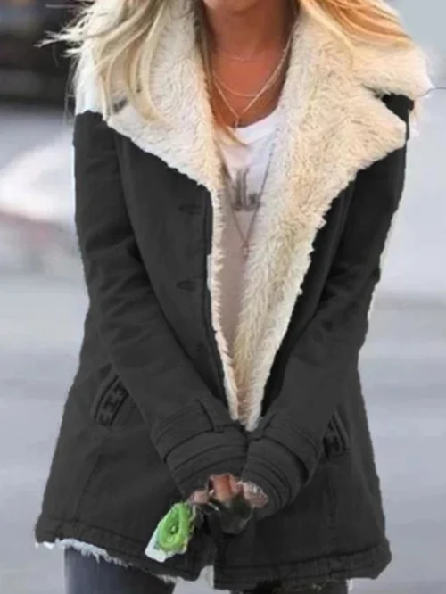 Quenelle Jacket | Women's Winter Fleece Lined Jacket with Lapel
