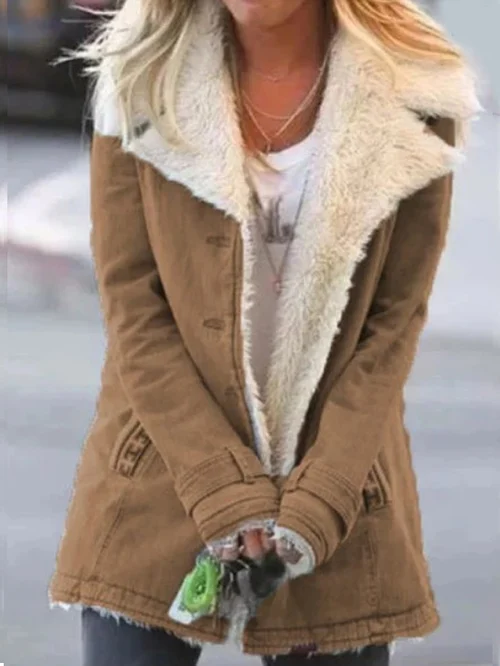 Quenelle Jacket | Women's Winter Fleece Lined Jacket with Lapel