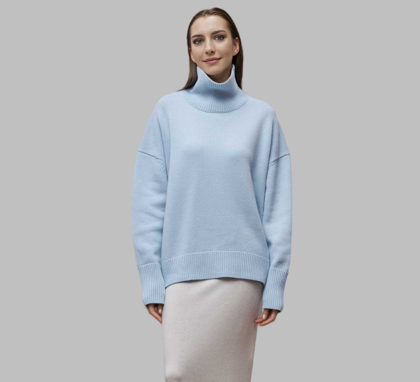 Quinette Sweater | Women's Winter Oversized Turtleneck Sweater